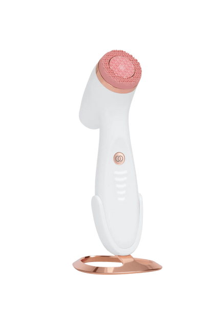 ageLOC LumiSpa iO Rose Gold sur son socle