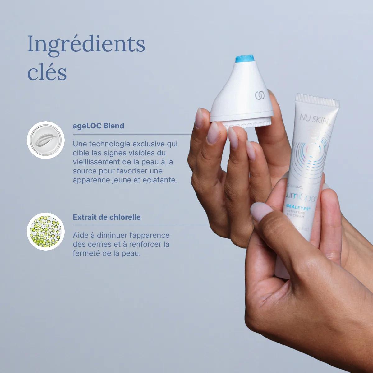 Kit soin des yeux LumiSpa iO – utilisation