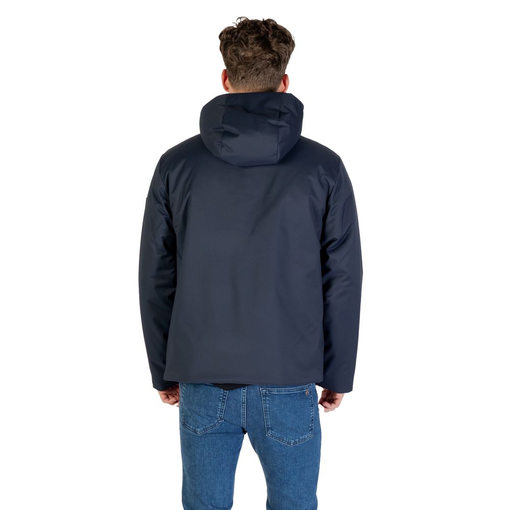 Manteau EA7 Emporio Armani homme Caban en polyester bleu – EA-16867500010 - HBPS Beauty & Fashion