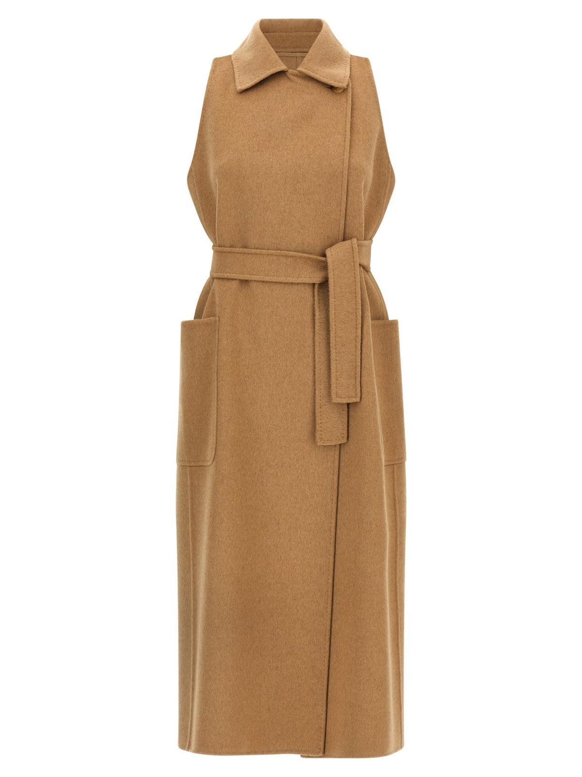 Manteau Max Mara femme Berlina en laine de chameau beige – MA-324431 - HBPS Beauty & Fashion