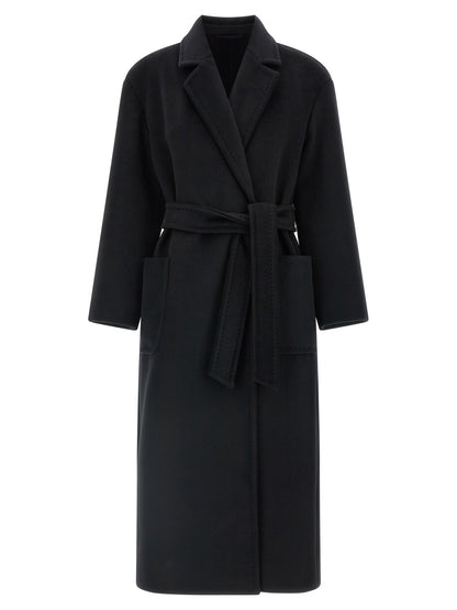 Manteau Max Mara femme Giambo en laine noir – MA-344632 - HBPS Beauty & Fashion