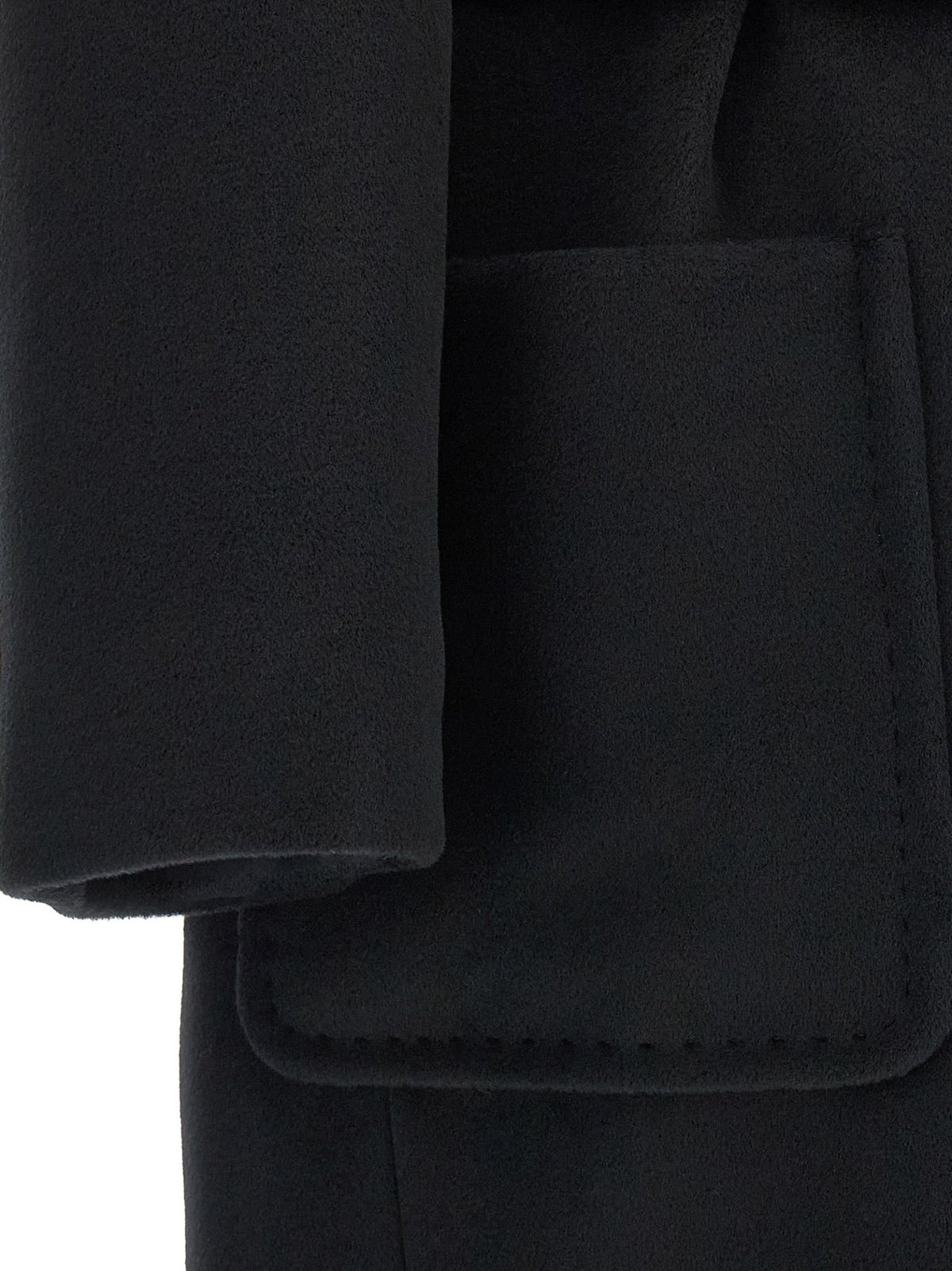 Manteau Max Mara femme Giambo en laine noir – MA-344632 - HBPS Beauty & Fashion