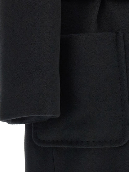 Manteau Max Mara femme Giambo en laine noir – MA-344632 - HBPS Beauty & Fashion