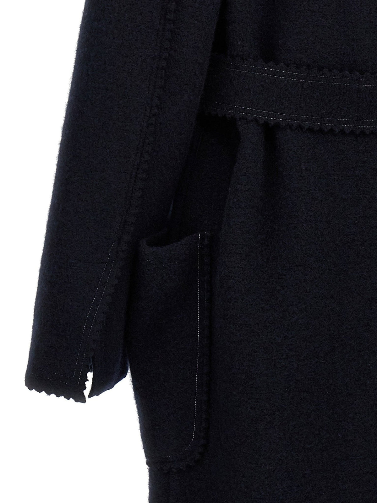 Manteau Max Mara femme Jene en laine bleu – MA-298665 - HBPS Beauty & Fashion