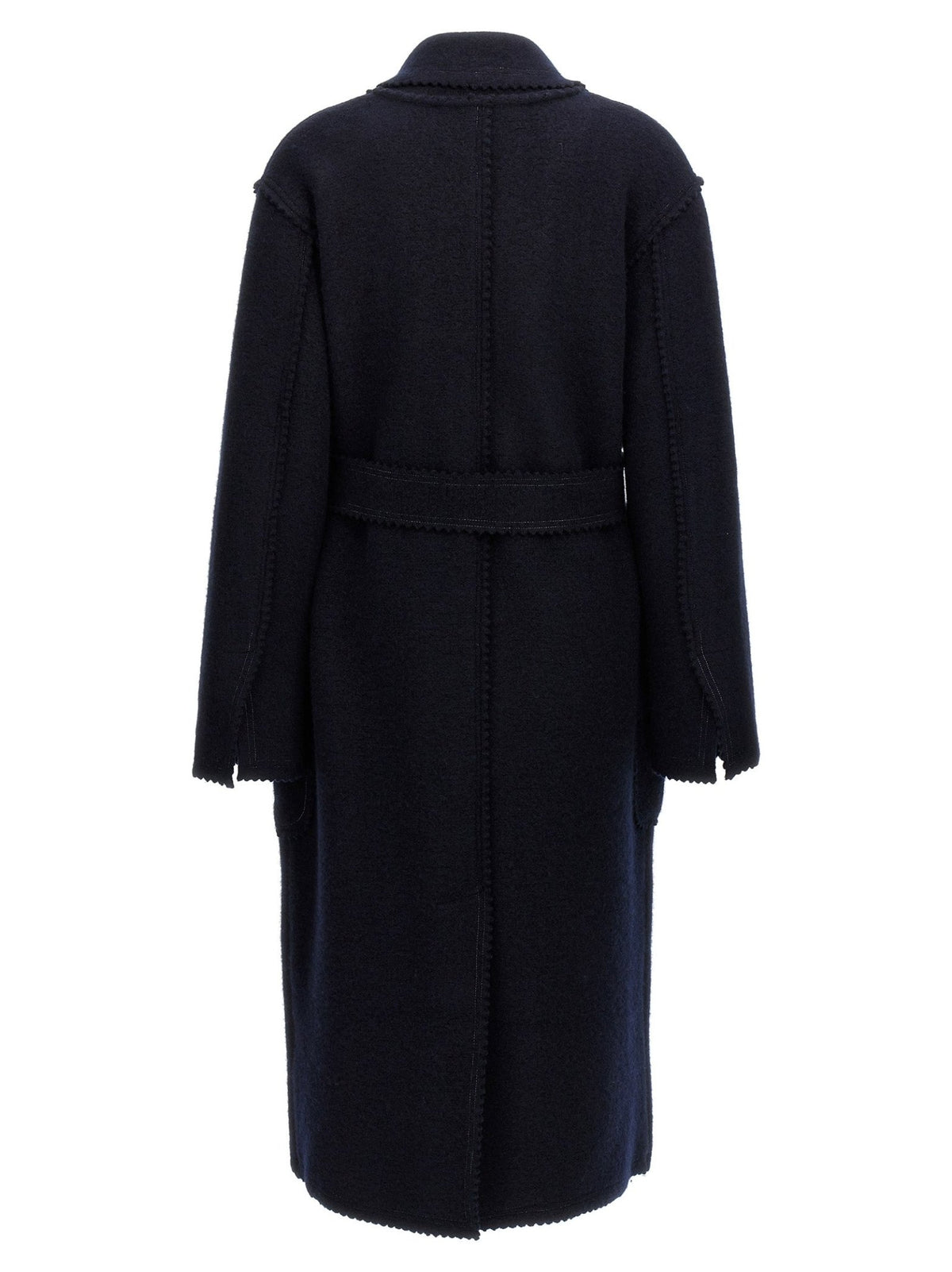 Manteau Max Mara femme Jene en laine bleu – MA-298665 - HBPS Beauty & Fashion