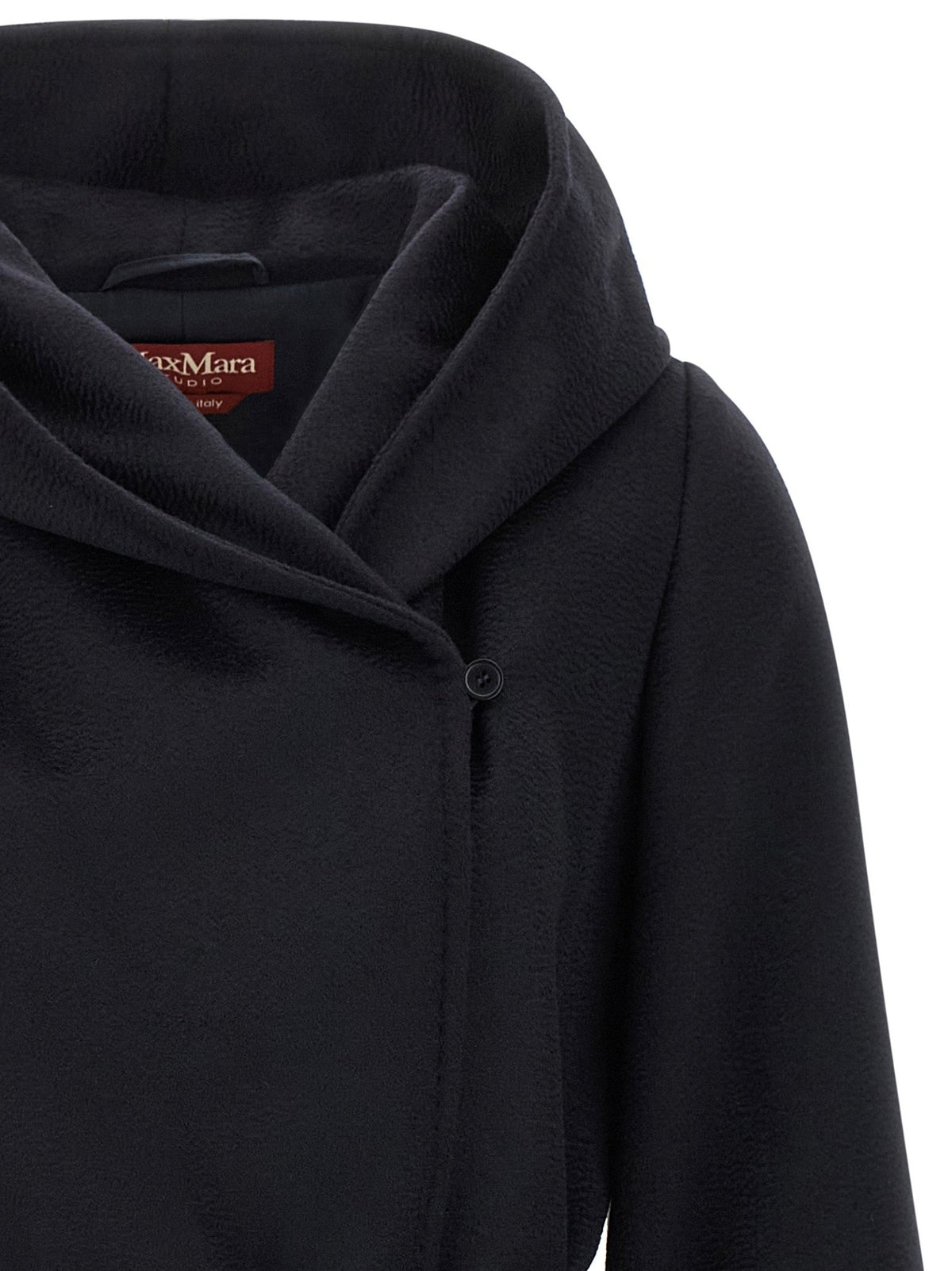 Manteau Max Mara femme New Mang en laine vierge bleu nuit – MA-344744 - HBPS Beauty & Fashion