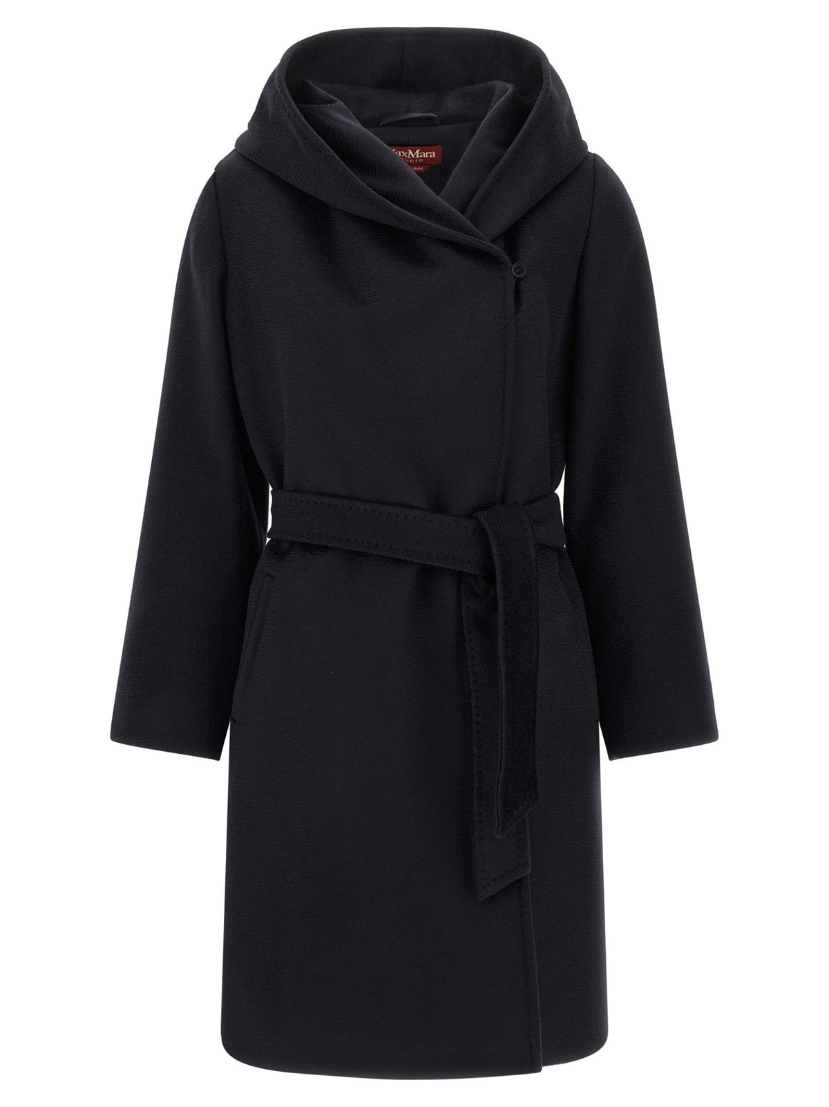Manteau Max Mara femme New Mang en laine vierge bleu nuit – MA-344744 - HBPS Beauty & Fashion