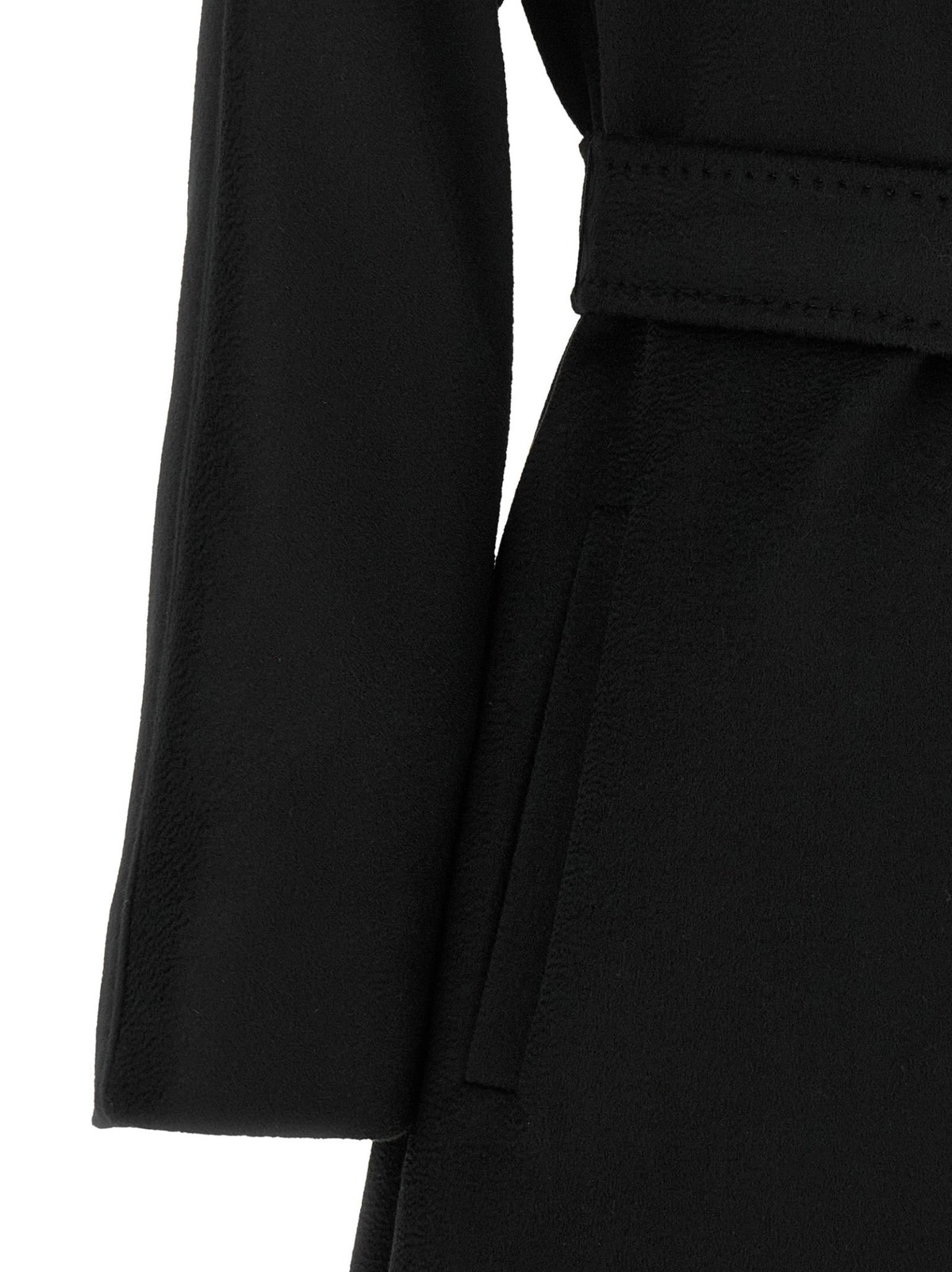 Manteau Max Mara femme Ravenna en laine vierge noir – MA-344743 - HBPS Beauty & Fashion