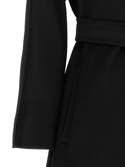 Manteau Max Mara femme Ravenna en laine vierge noir – MA-344743 - HBPS Beauty & Fashion
