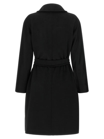 Manteau Max Mara femme Ravenna en laine vierge noir – MA-344743 - HBPS Beauty & Fashion