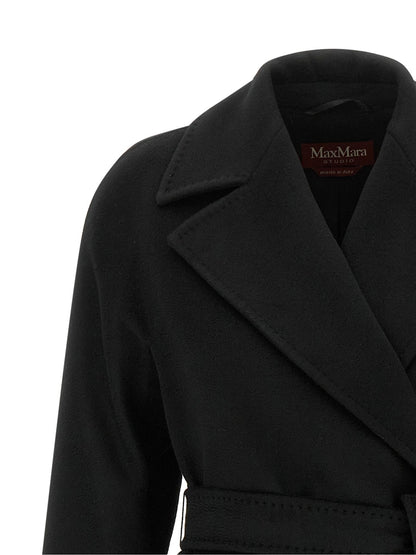 Manteau Max Mara femme Ravenna en laine vierge noir – MA-344743 - HBPS Beauty & Fashion