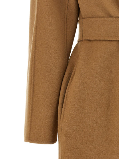 Manteau Max Mara femme Studio Cles en laine vierge beige – MA-341400 - HBPS Beauty & Fashion