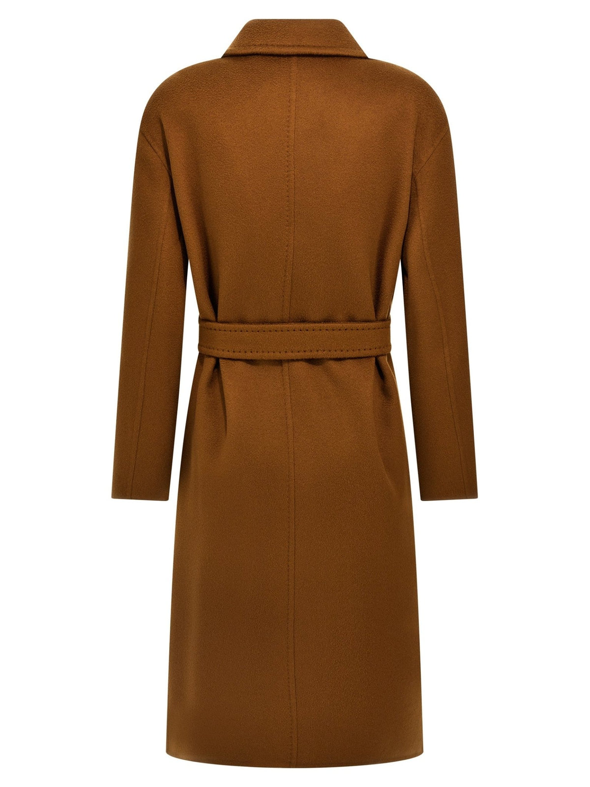 Manteau mi-long Max Mara femme Melinda en cachemire marron – MA-304743 - HBPS Beauty & Fashion