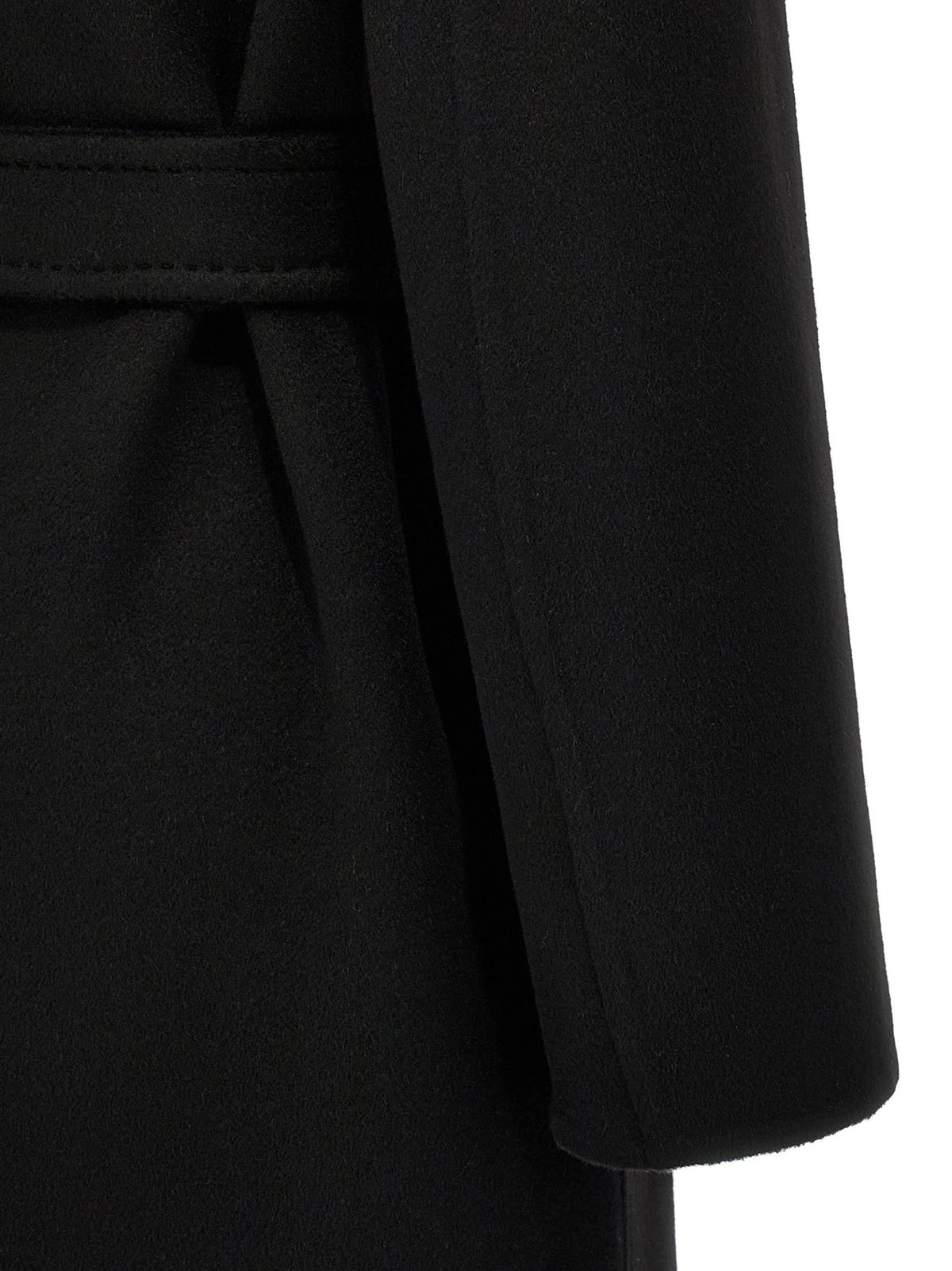 Manteau mi-long Max Mara femme Melinda en cachemire noir – MA-304744 - HBPS Beauty & Fashion