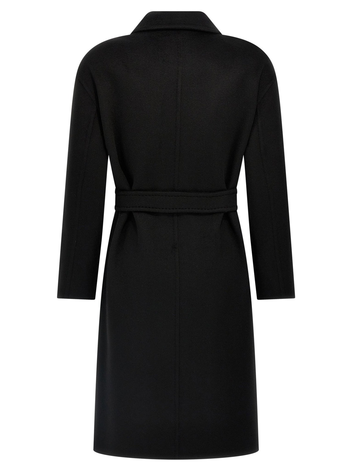 Manteau mi-long Max Mara femme Melinda en cachemire noir – MA-304744 - HBPS Beauty & Fashion