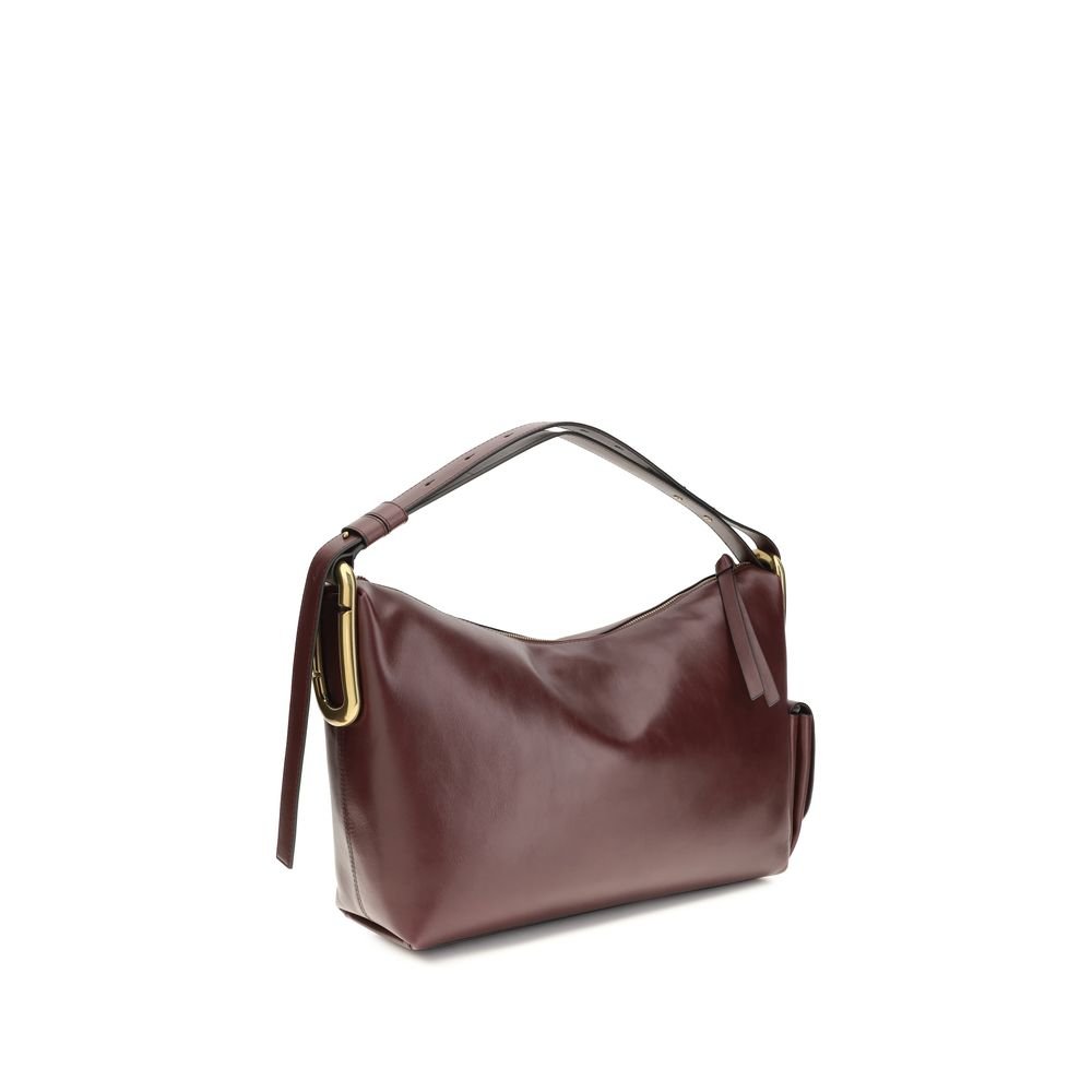 Marc Jacobs Bordeaux Calf Leather Bos Taurus Shoulder Bag - HBPS Beauty & Fashion