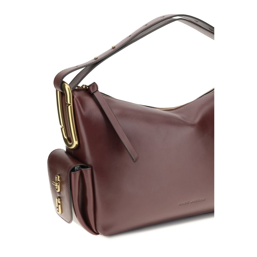 Marc Jacobs Bordeaux Calf Leather Bos Taurus Shoulder Bag - HBPS Beauty & Fashion