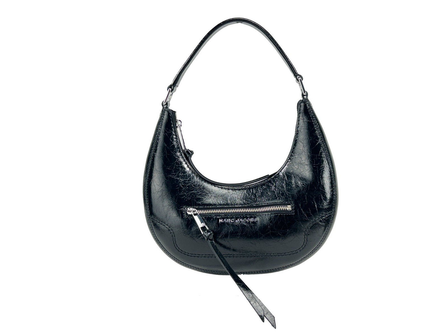 Marc Jacobs Cruiser Small Crescent Crinkle Leather Bag - HBPS Beauty & Fashion