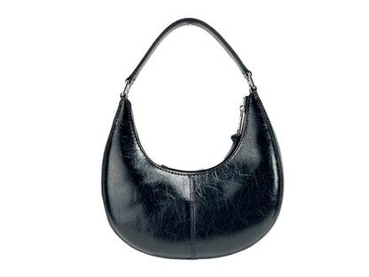 Marc Jacobs Cruiser Small Crescent Crinkle Leather Bag - HBPS Beauty & Fashion