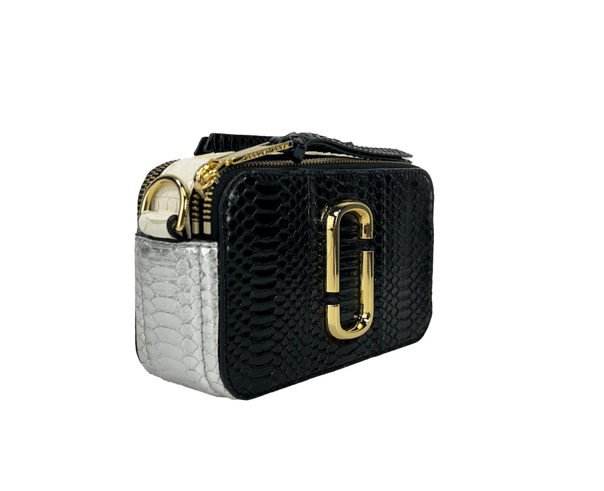 Marc Jacobs The Snapshot Snake Skin Crossbody Bag - HBPS Beauty & Fashion