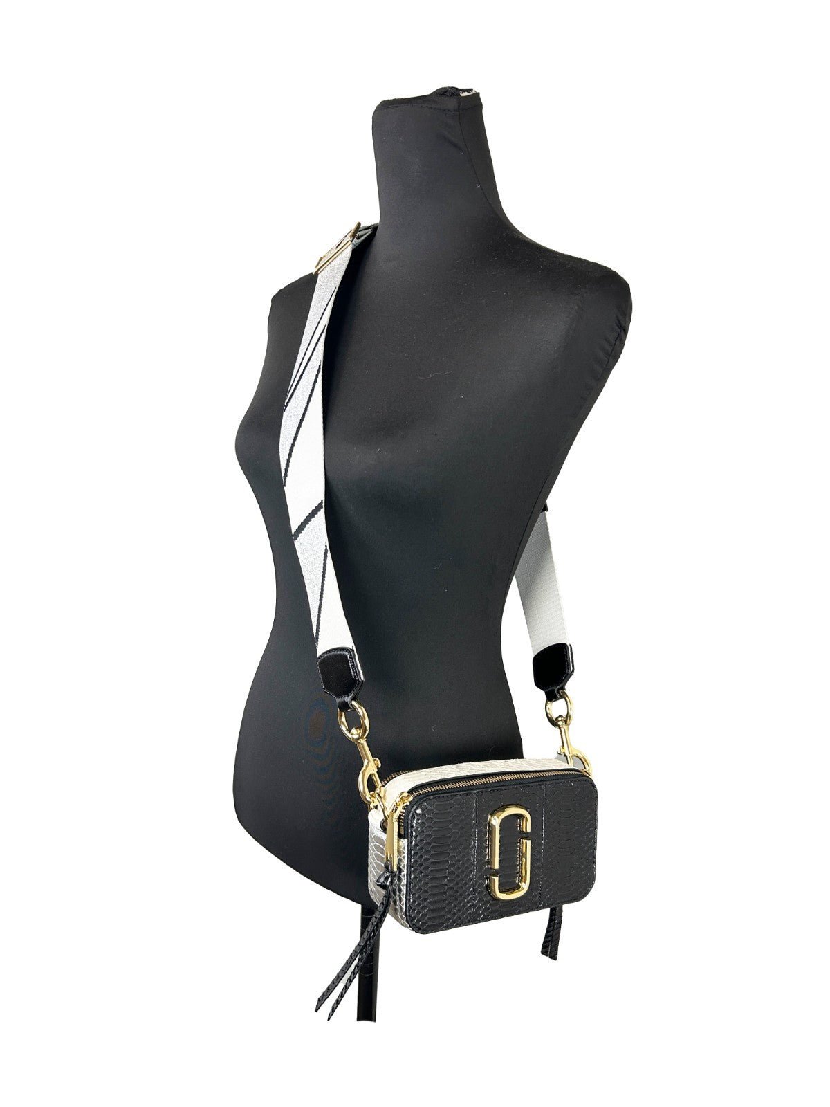 Marc Jacobs The Snapshot Snake Skin Crossbody Bag - HBPS Beauty & Fashion