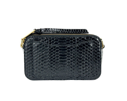 Marc Jacobs The Snapshot Snake Skin Crossbody Bag - HBPS Beauty & Fashion