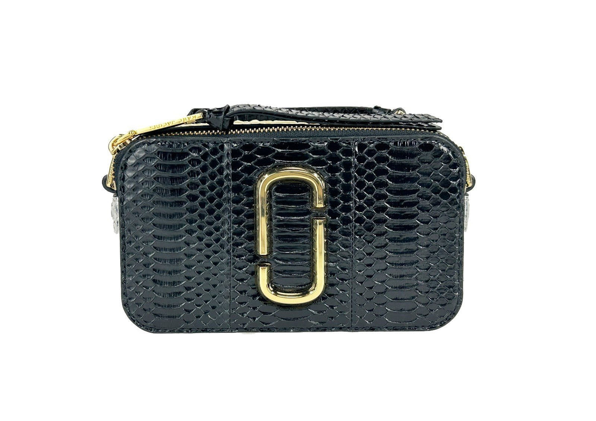 Marc Jacobs The Snapshot Snake Skin Crossbody Bag - HBPS Beauty & Fashion