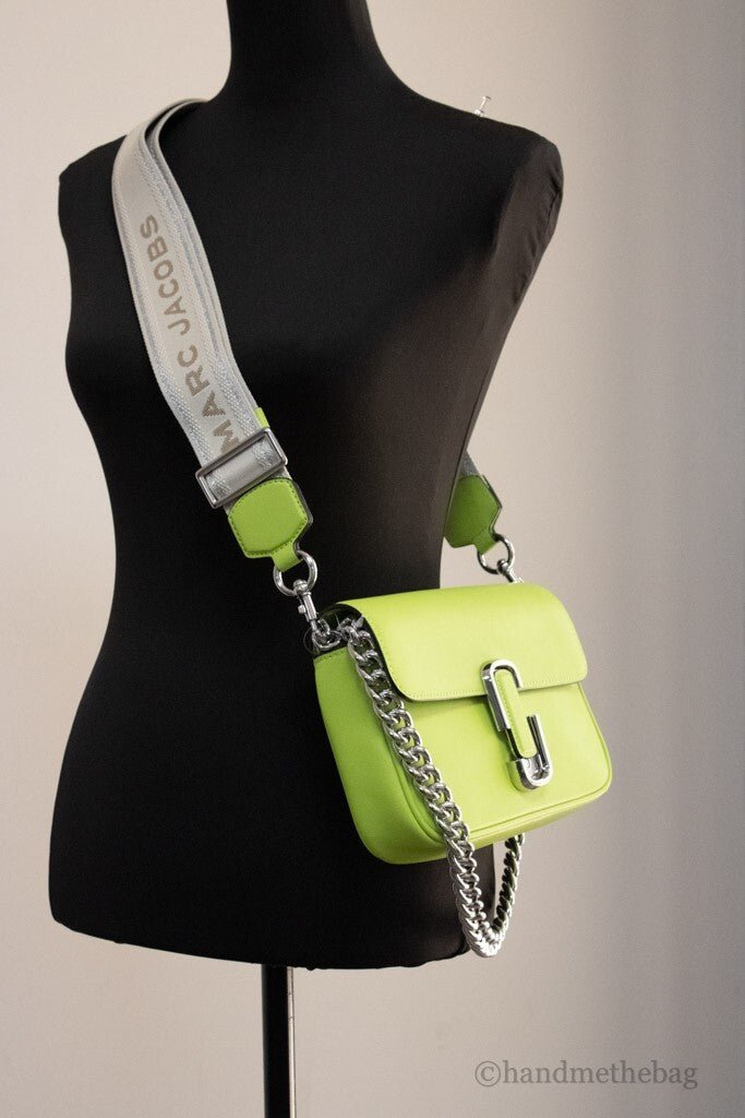 Marc Jacobs Womens The J Marc Shoulder Bag Green Glow H956L01PF22-325 One Size - HBPS Beauty & Fashion
