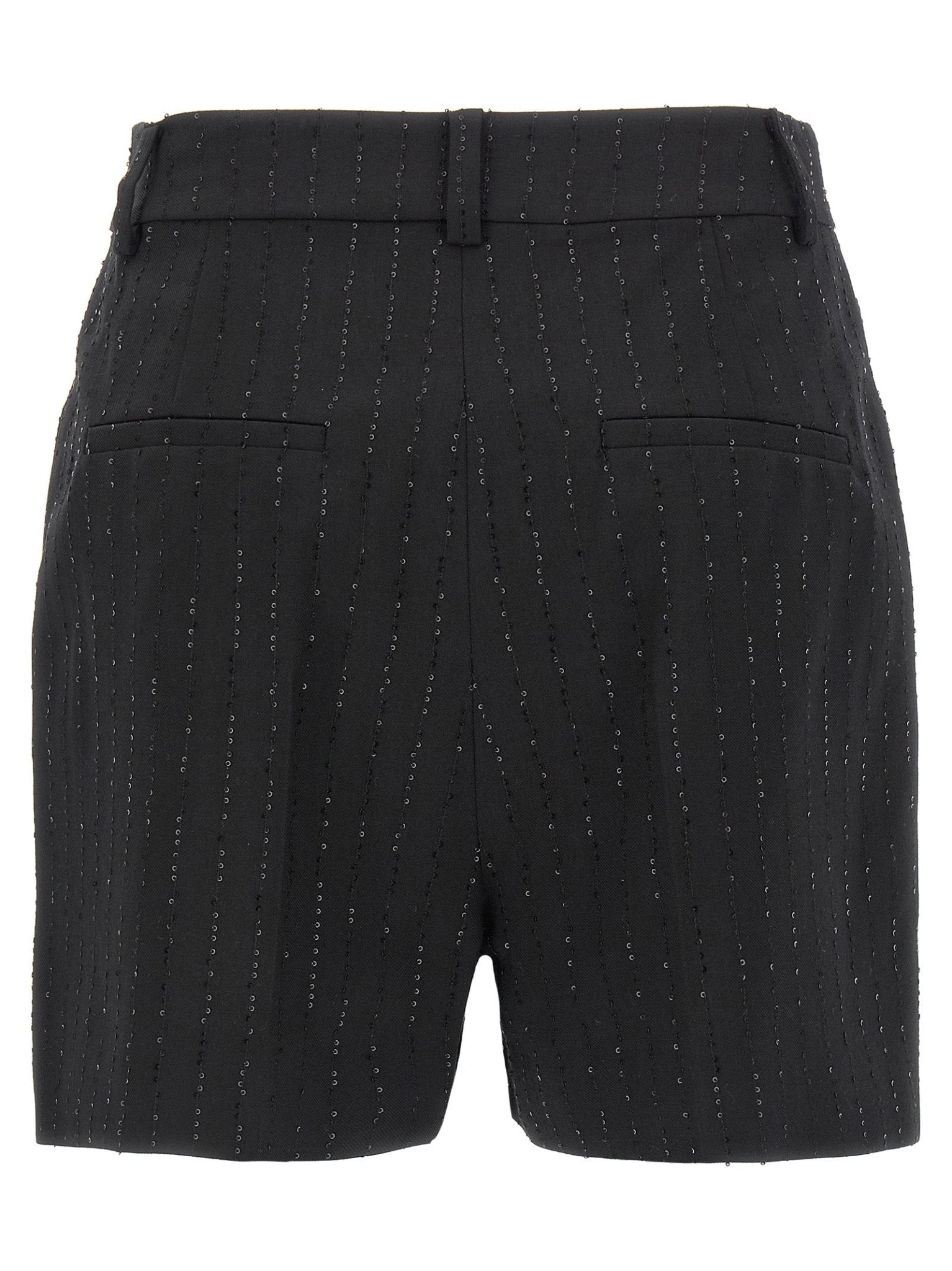 Max Mara Black Virgin Wool Bermuda Shorts - HBPS Beauty & Fashion