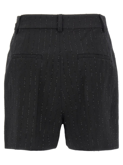 Max Mara Black Virgin Wool Bermuda Shorts - HBPS Beauty & Fashion