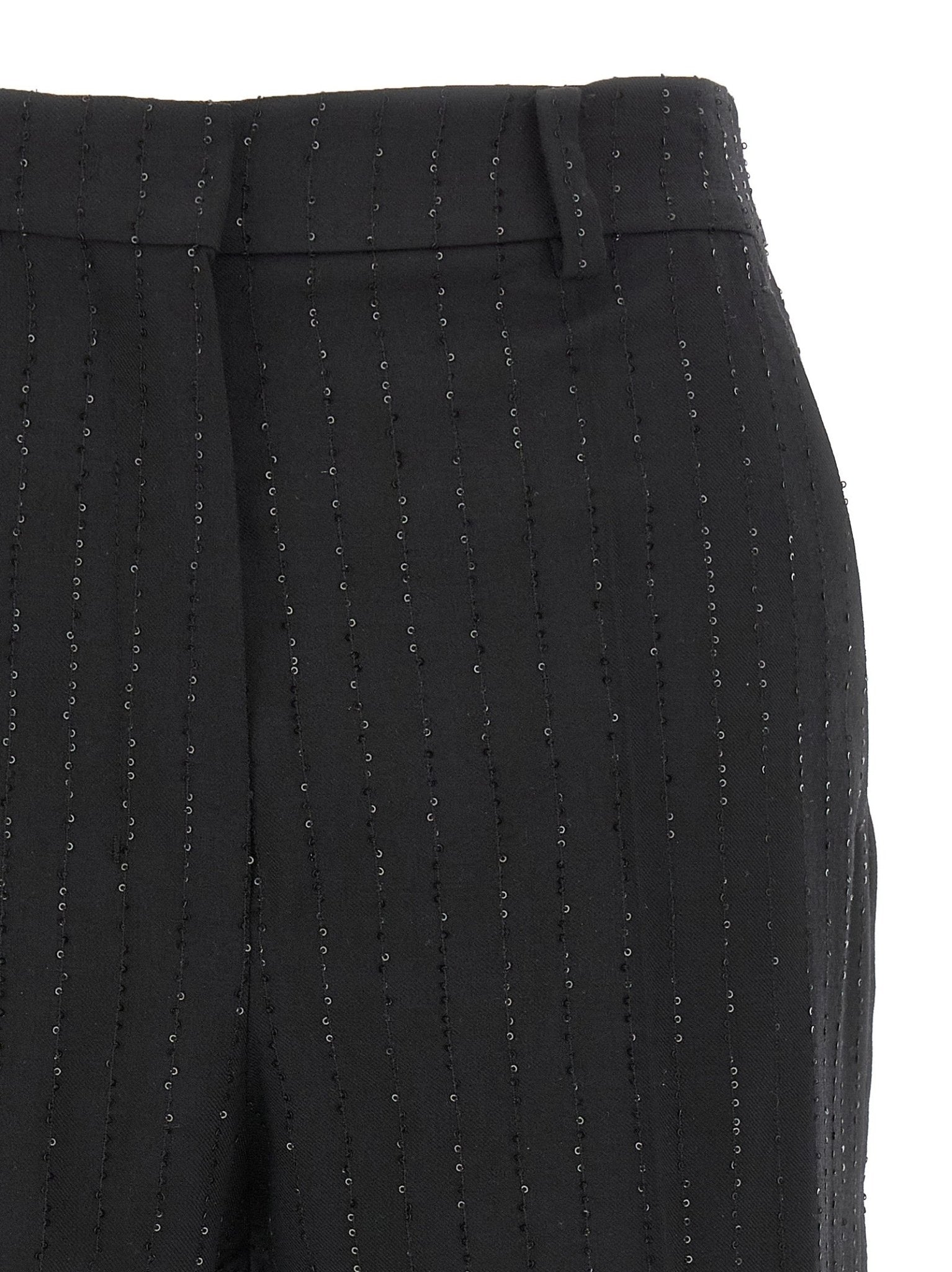 Max Mara Black Virgin Wool Bermuda Shorts - HBPS Beauty & Fashion