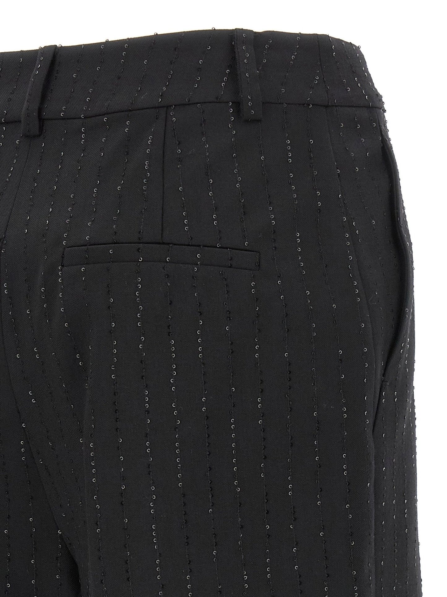 Max Mara Black Virgin Wool Bermuda Shorts - HBPS Beauty & Fashion