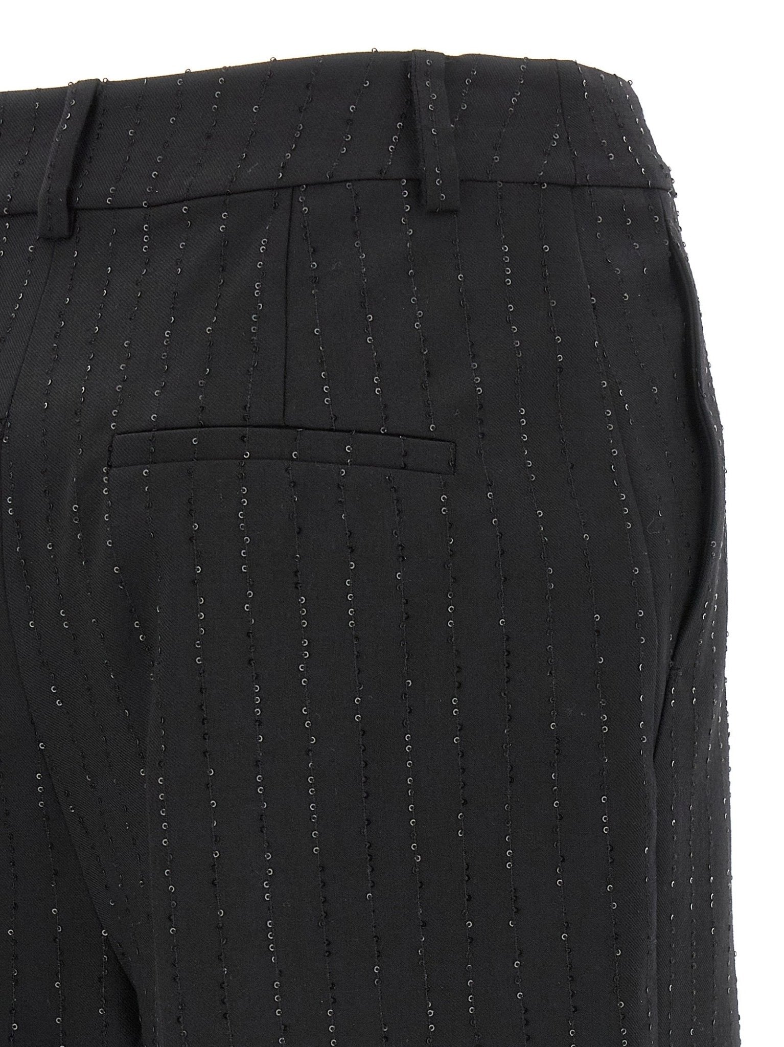 Max Mara Black Virgin Wool Bermuda Shorts - HBPS Beauty & Fashion