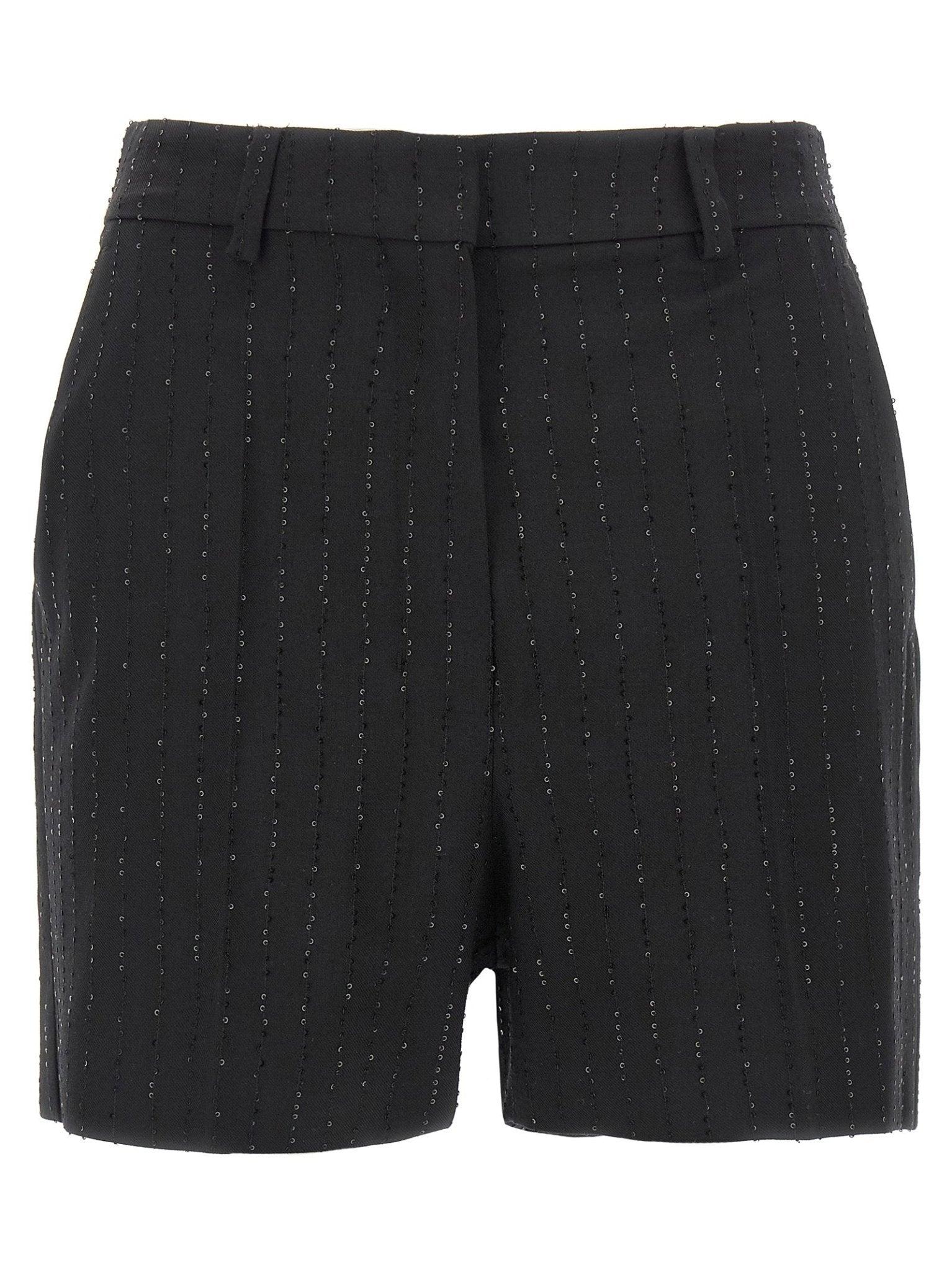 Max Mara Black Virgin Wool Bermuda Shorts - HBPS Beauty & Fashion