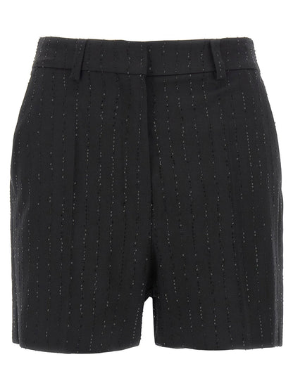 Max Mara Black Virgin Wool Bermuda Shorts - HBPS Beauty & Fashion