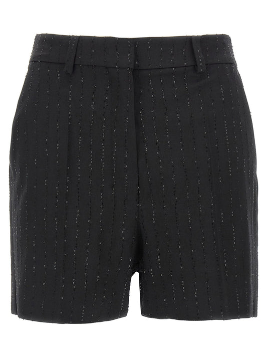 Max Mara Black Virgin Wool Bermuda Shorts - HBPS Beauty & Fashion