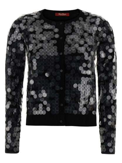 Max Mara Black Virgin Wool Cardigan - HBPS Beauty & Fashion