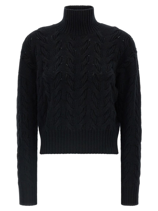 Max Mara Black Wool Cardigan - HBPS Beauty & Fashion