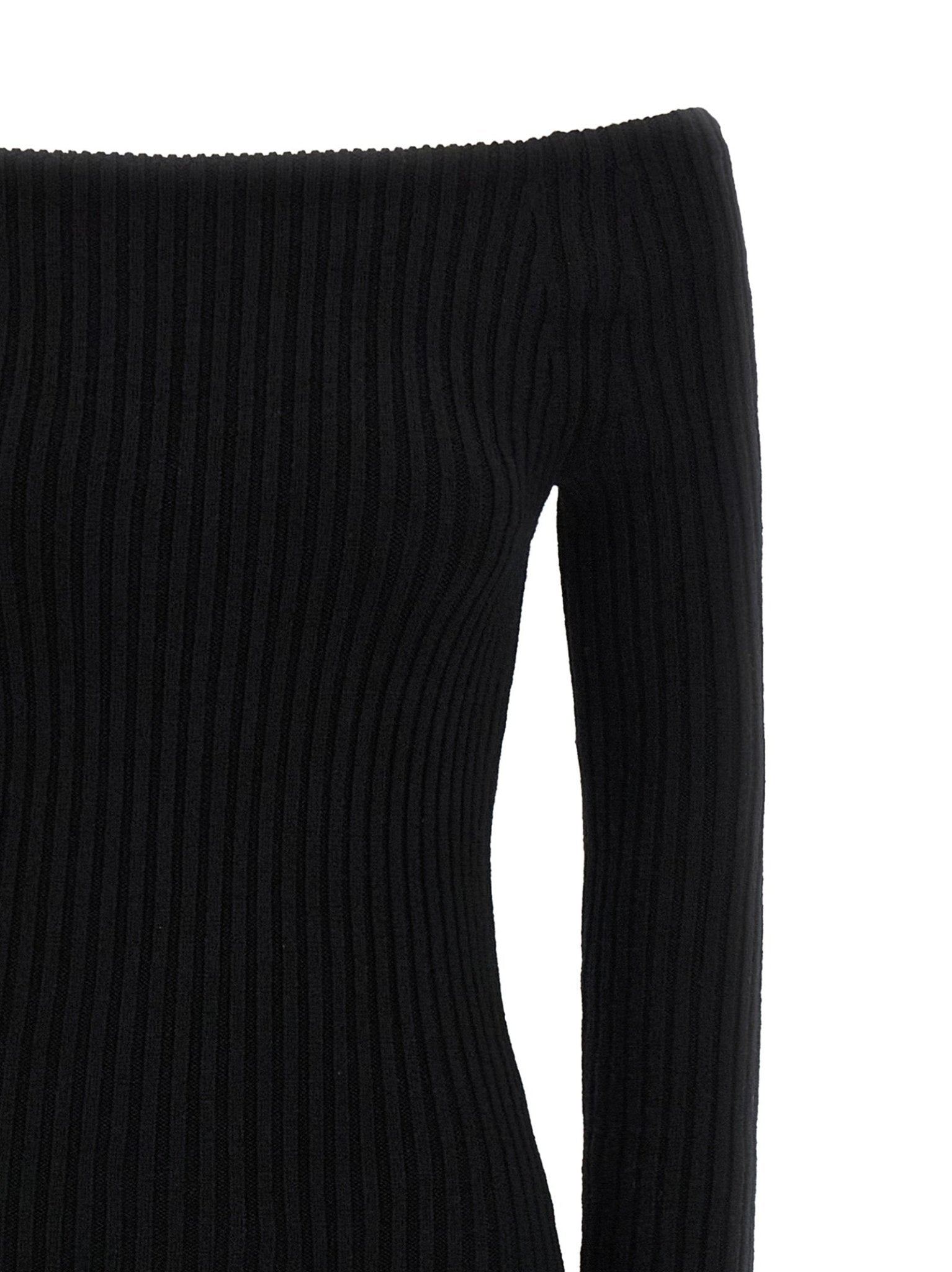 Max Mara Black Wool Long Dress - HBPS Beauty & Fashion
