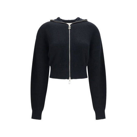 Max Mara Black Wool Oves Aries Cardigan - HBPS Beauty & Fashion