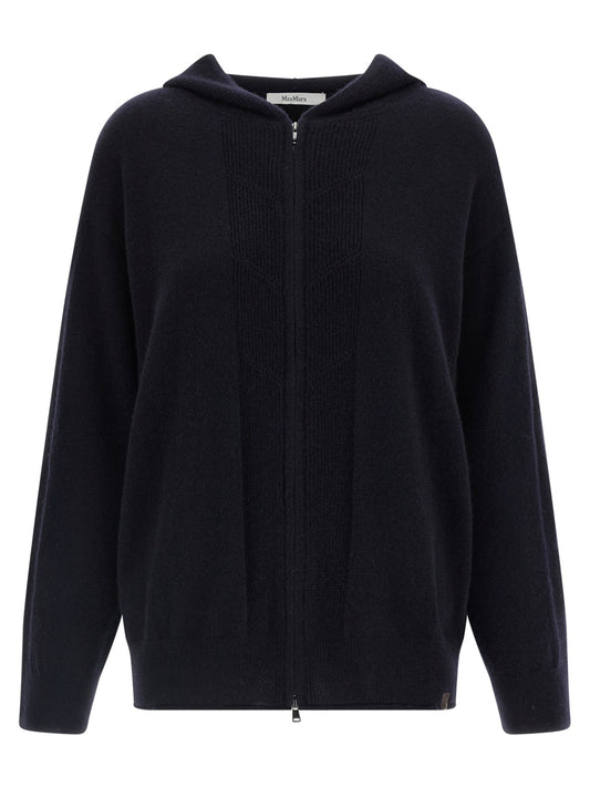 Max Mara Blue Cashmere Cardigan - HBPS Beauty & Fashion