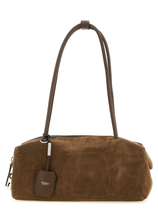 Max Mara Brown Calfskin Shoulder Bag - HBPS Beauty & Fashion