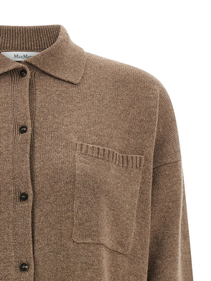 Max Mara Brown Cashmere Cardigan - HBPS Beauty & Fashion