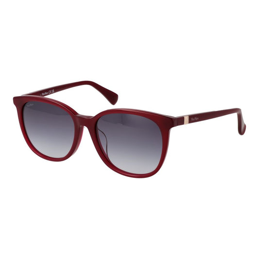 Max Mara Burgundy Acetate Sunglasses - HBPS Beauty & Fashion