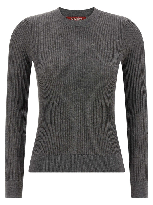 Max Mara Gray Silk Cardigan - HBPS Beauty & Fashion