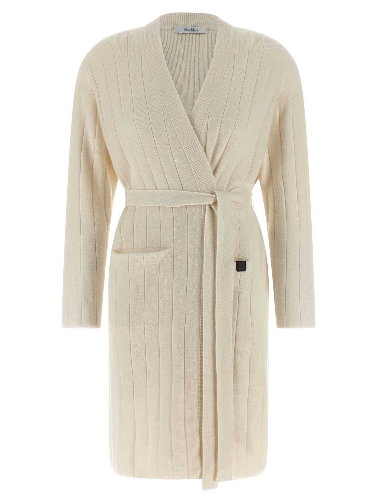 Max Mara White Cashmere Cardigan - HBPS Beauty & Fashion