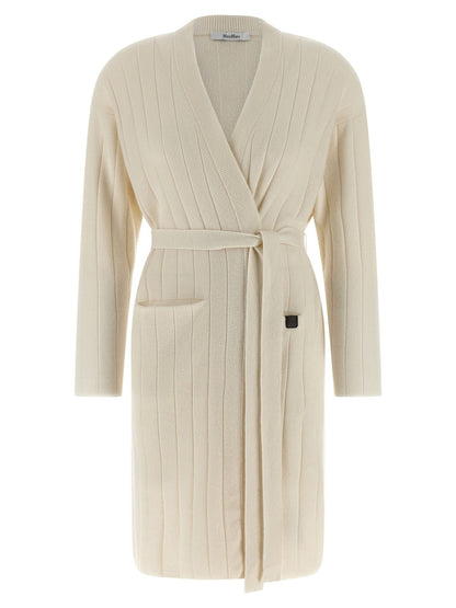 Max Mara White Cashmere Cardigan - HBPS Beauty & Fashion