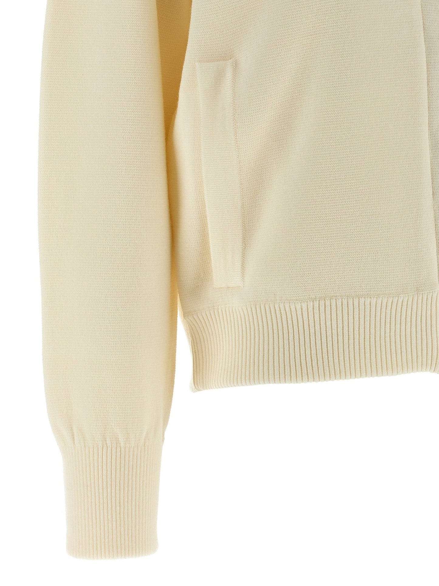 Max Mara White Virgin Wool Cardigan - HBPS Beauty & Fashion