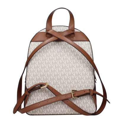 Michael Kors Beige Fabric Backpack - HBPS Beauty & Fashion