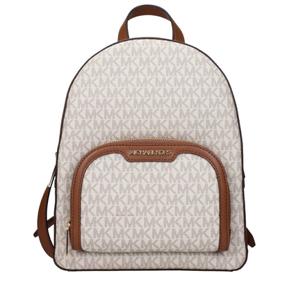 Michael Kors Beige Fabric Backpack - HBPS Beauty & Fashion